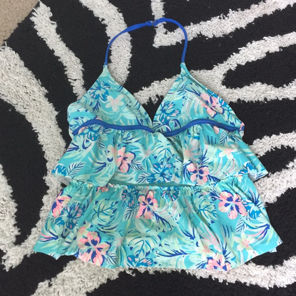 2 piece bathing suit l.pre-owned